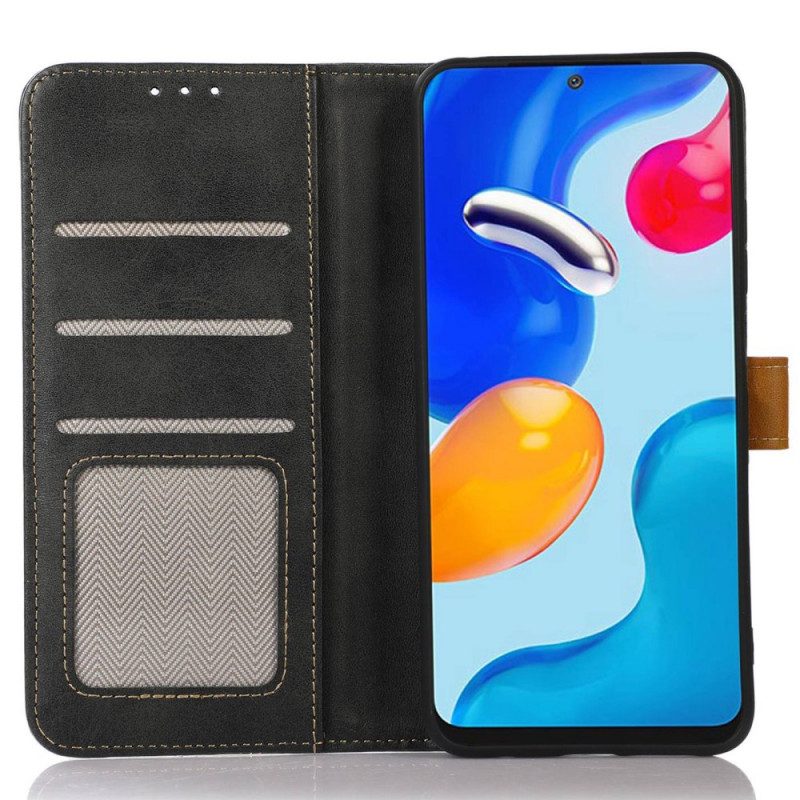 Folio Cover Samsung Galaxy M53 5G Cinturino D'epoca