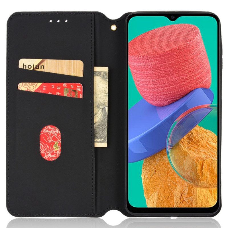 Folio Cover Samsung Galaxy M53 5G Custodia in pelle Cubi 3d