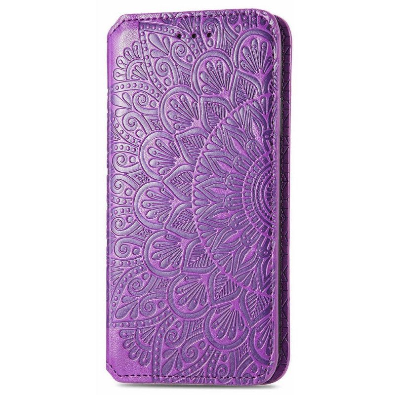 Folio Cover Samsung Galaxy M53 5G Custodia in pelle Mandala