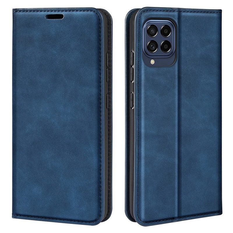 Folio Cover Samsung Galaxy M53 5G Custodia in pelle Morbidezza Al Tatto