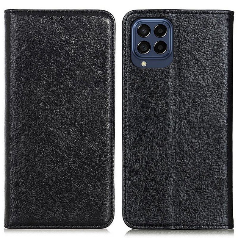 Folio Cover Samsung Galaxy M53 5G Custodia in pelle Struttura In Pelle