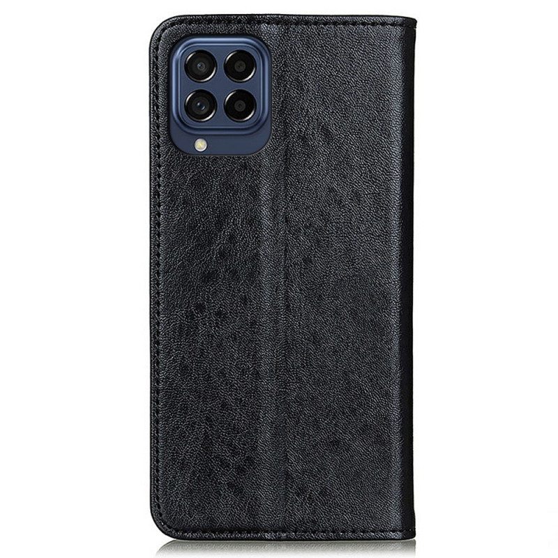 Folio Cover Samsung Galaxy M53 5G Custodia in pelle Struttura In Pelle