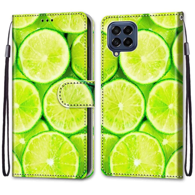 Folio Cover Samsung Galaxy M53 5G Limes