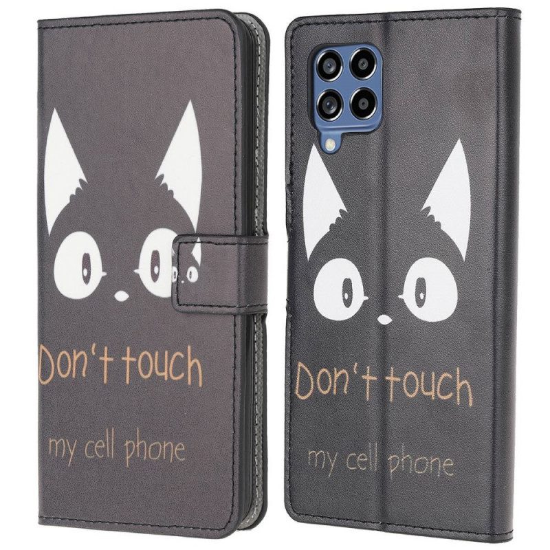 Folio Cover Samsung Galaxy M53 5G Non Toccare Il Mio Cellulare