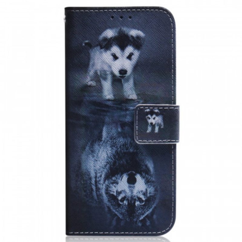 Folio Cover Samsung Galaxy M53 5G Sogno Da Cucciolo