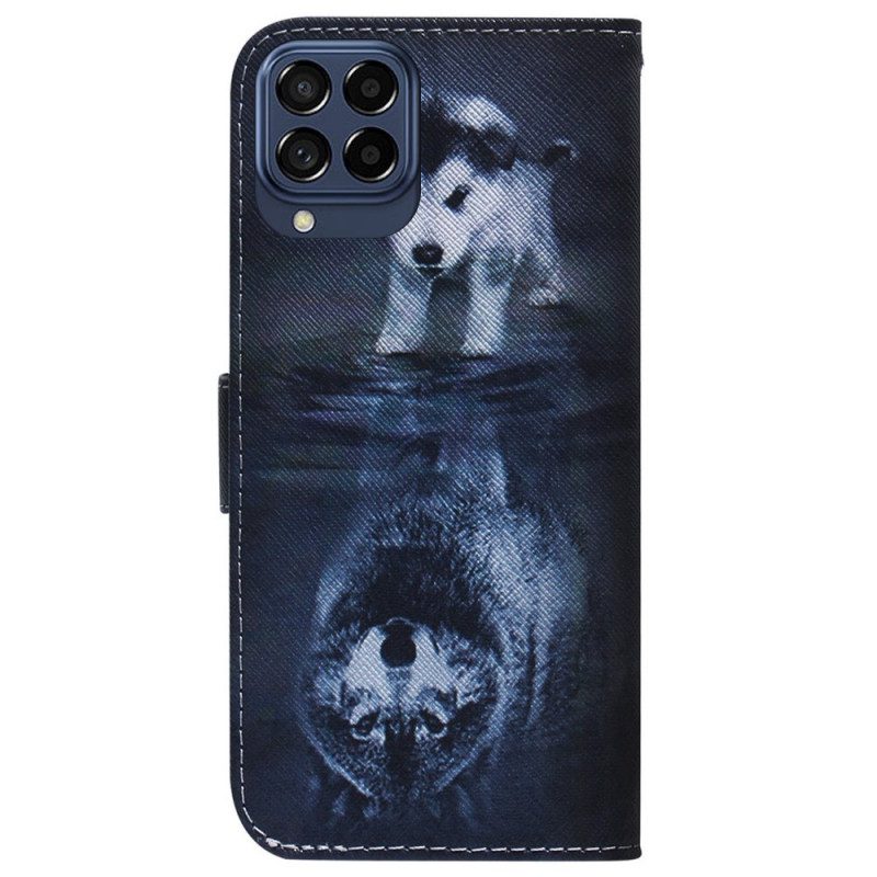 Folio Cover Samsung Galaxy M53 5G Sogno Da Cucciolo