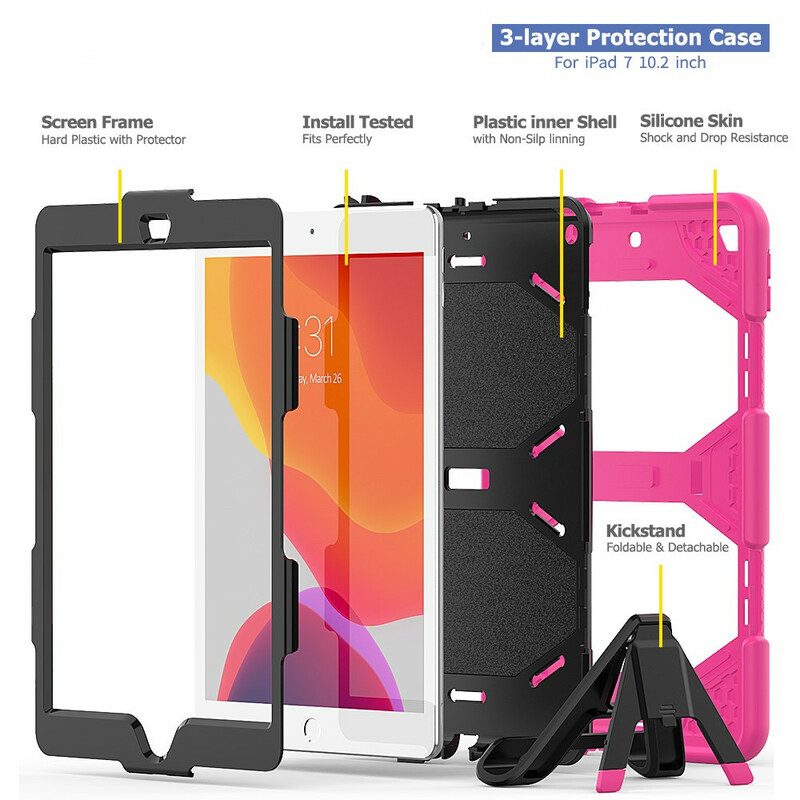 Cover iPad 10.2" (2020) (2019) Super Resistente Staccabile