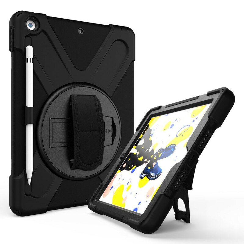 Cover iPad 10.2" (2020) (2019) Supporto E Cinturino Vivavoce Per Bambini