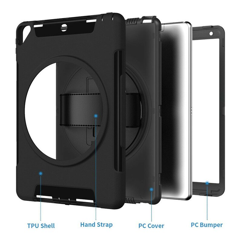 Cover iPad 10.2" (2020) (2019) Ultra Resistente Con Cinturino E Supporto