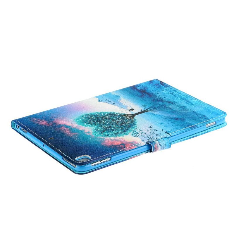 Custodia in pelle iPad 10.2" (2020) (2019) Cuore Dell'albero