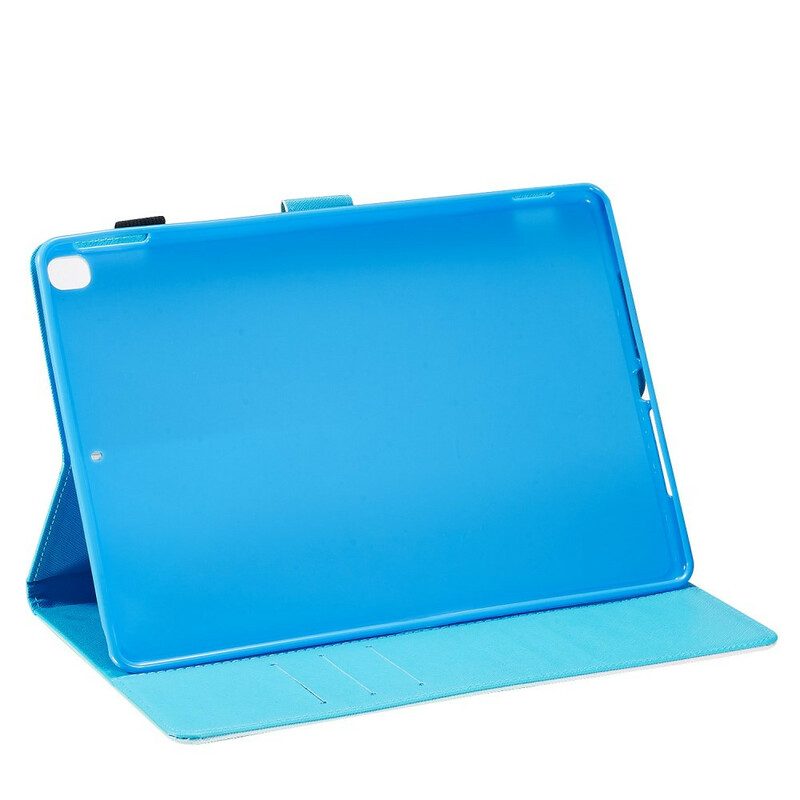 Custodia in pelle iPad 10.2" (2020) (2019) Farfalle In Volo