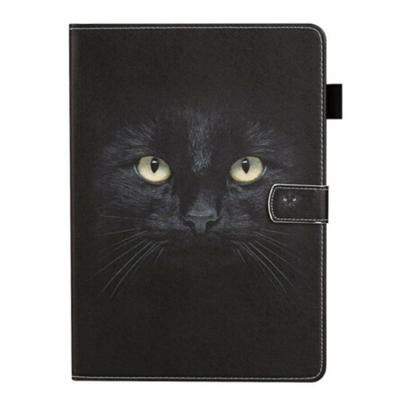 Custodia in pelle iPad 10.2" (2020) (2019) Gatto Nero