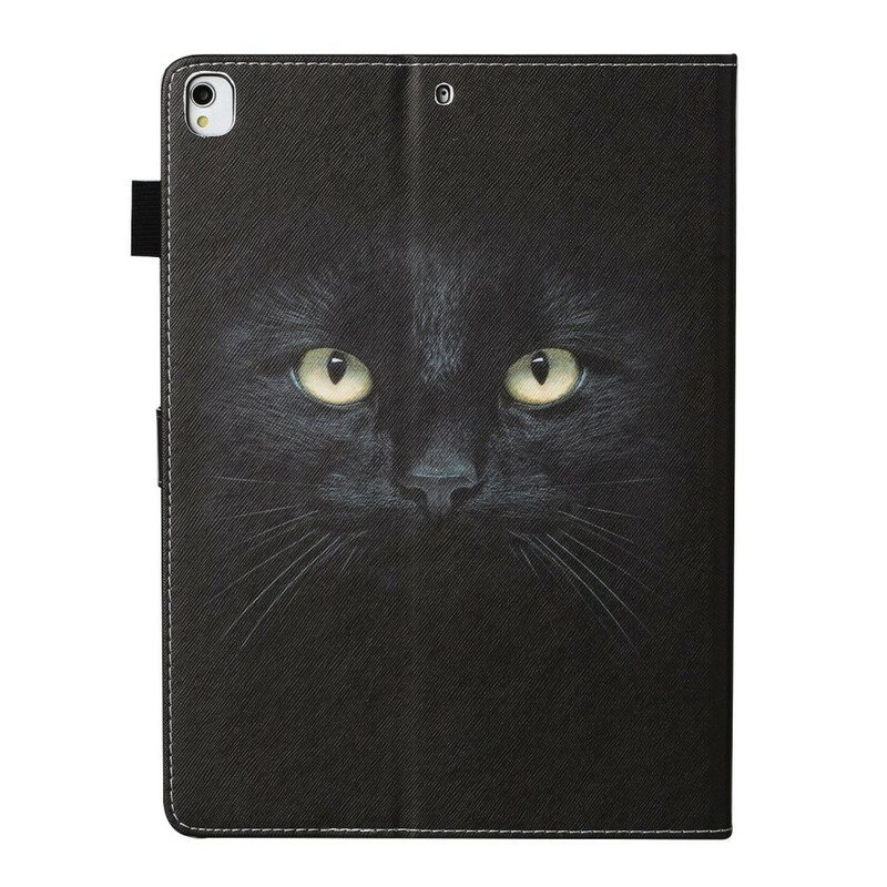 Custodia in pelle iPad 10.2" (2020) (2019) Gatto Nero