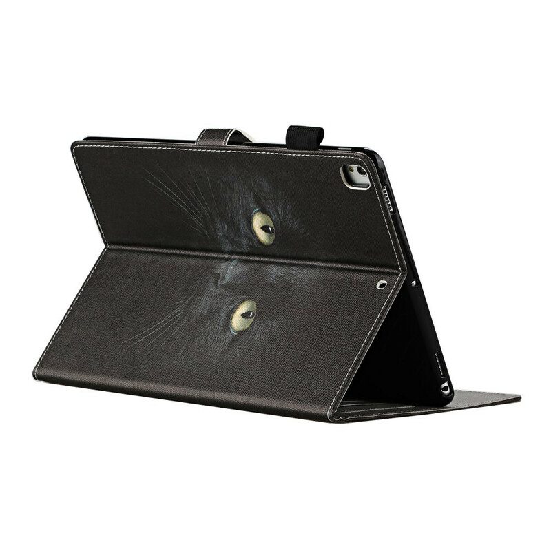 Custodia in pelle iPad 10.2" (2020) (2019) Gatto Nero