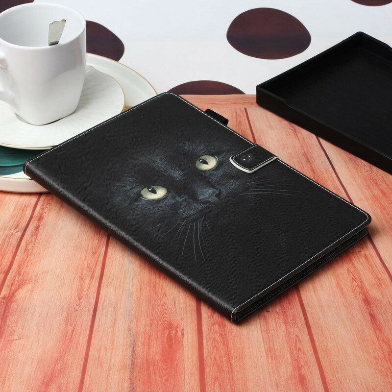 Custodia in pelle iPad 10.2" (2020) (2019) Gatto Nero