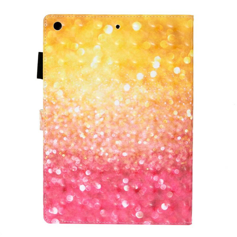 Custodia in pelle iPad 10.2" (2020) (2019) Gradiente Glitterato