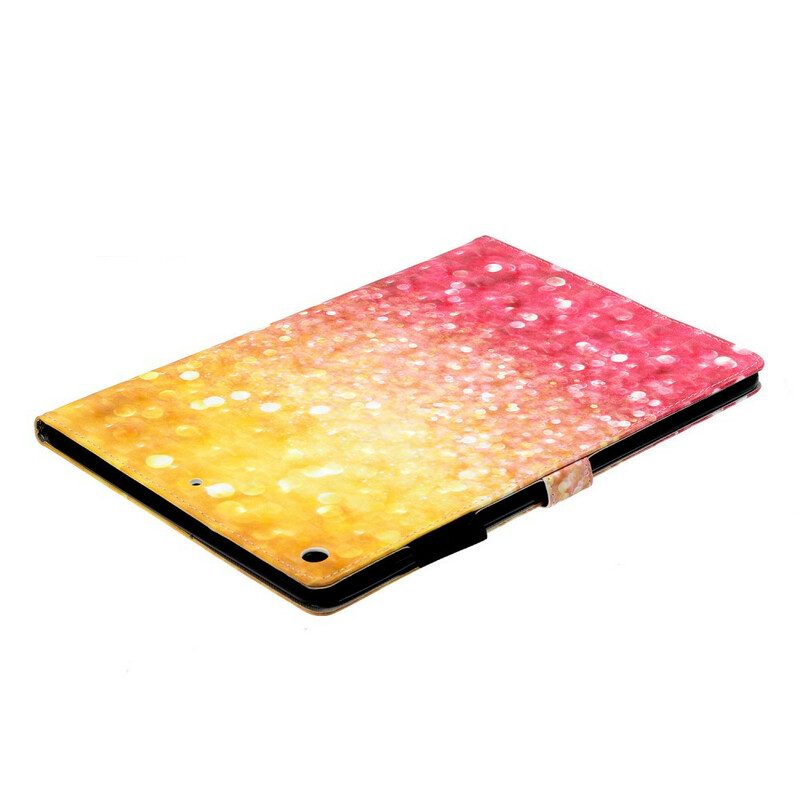 Custodia in pelle iPad 10.2" (2020) (2019) Gradiente Glitterato