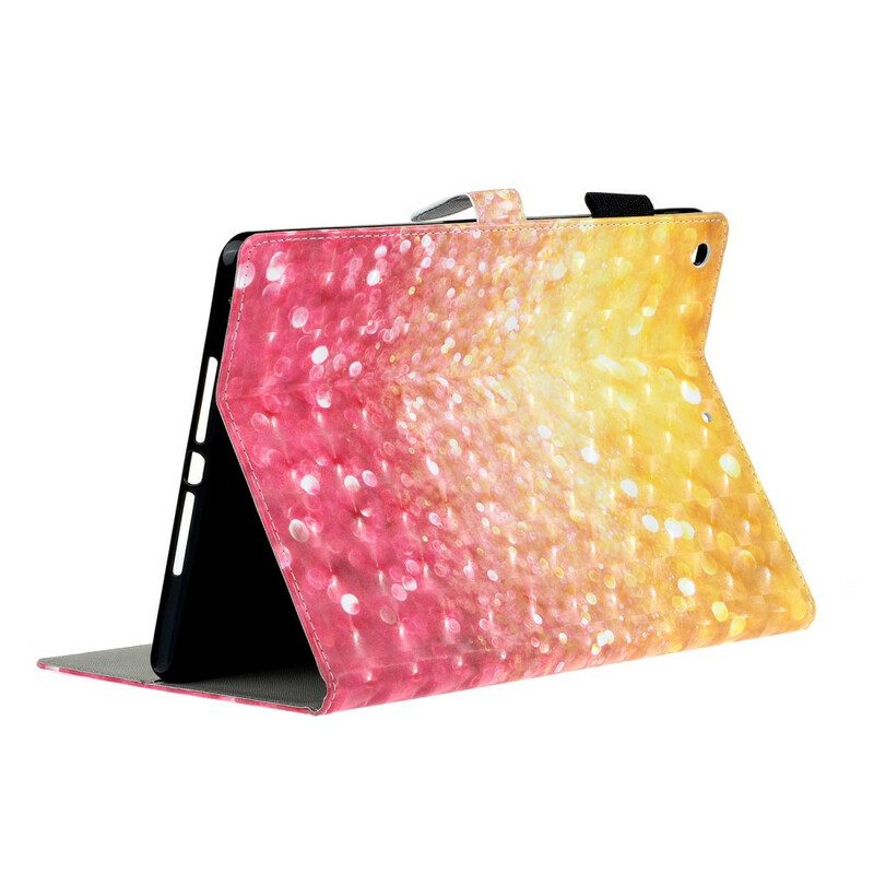 Custodia in pelle iPad 10.2" (2020) (2019) Gradiente Glitterato