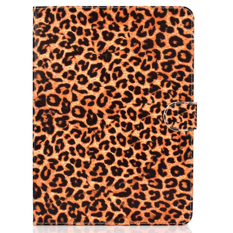 Custodia in pelle iPad 10.2" (2020) (2019) Leopardo