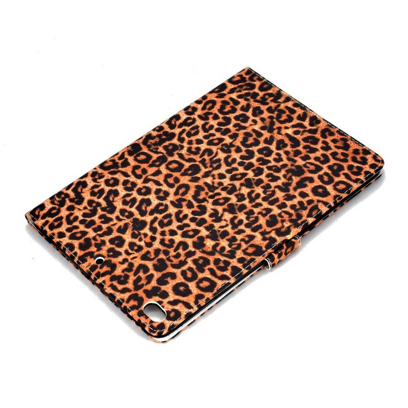 Custodia in pelle iPad 10.2" (2020) (2019) Leopardo