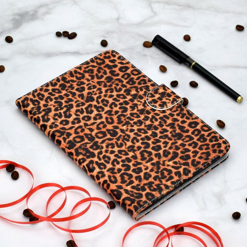 Custodia in pelle iPad 10.2" (2020) (2019) Leopardo