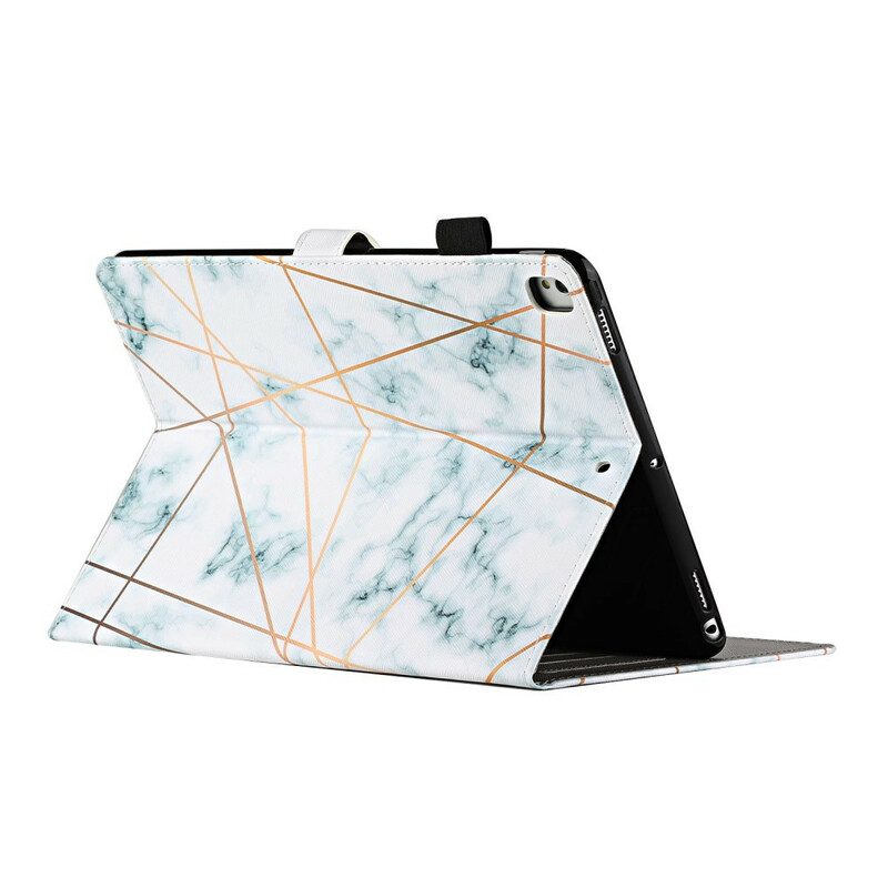 Custodia in pelle iPad 10.2" (2020) (2019) Marmo