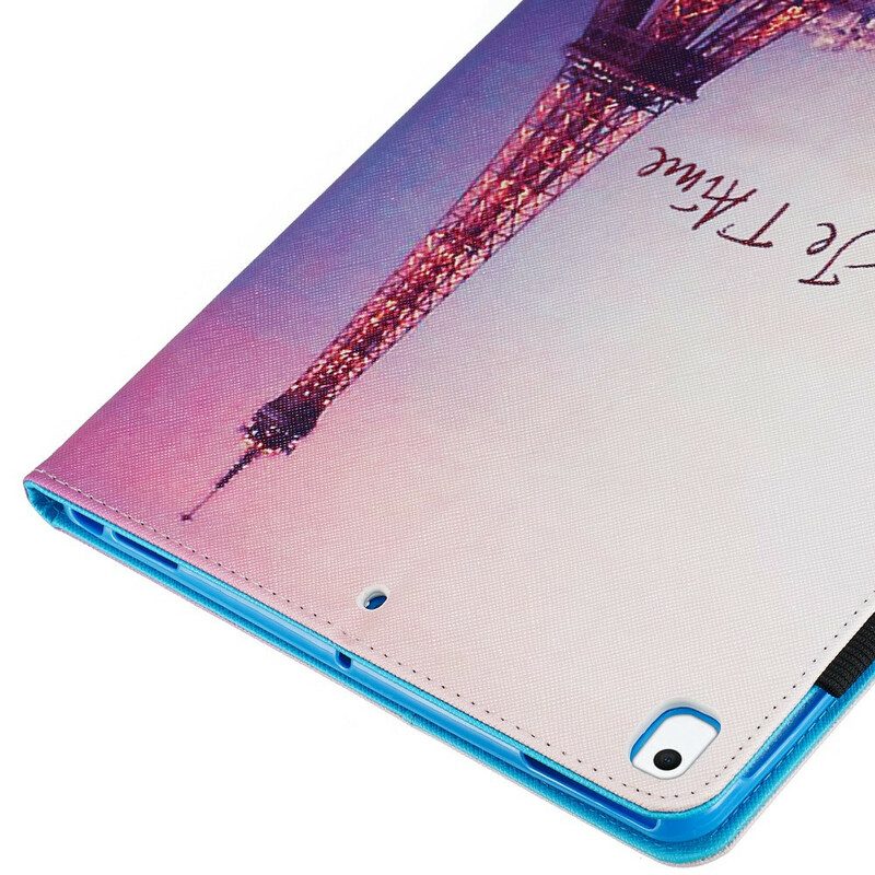 Custodia in pelle iPad 10.2" (2020) (2019) Parigi Ti Amo