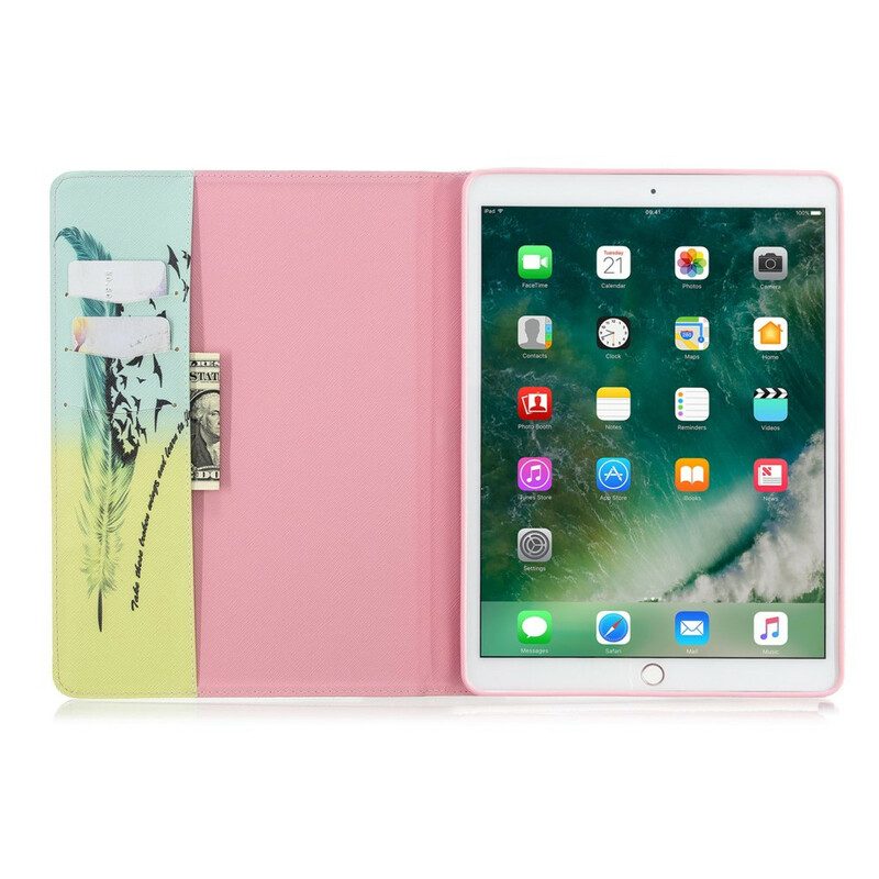 Custodia in pelle iPad 10.2" (2020) (2019) Piuma