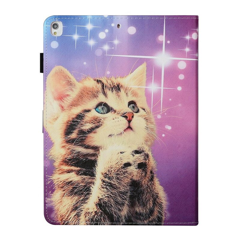 Custodia in pelle iPad 10.2" (2020) (2019) Stelle Gattino