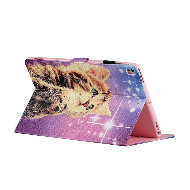 Custodia in pelle iPad 10.2" (2020) (2019) Stelle Gattino