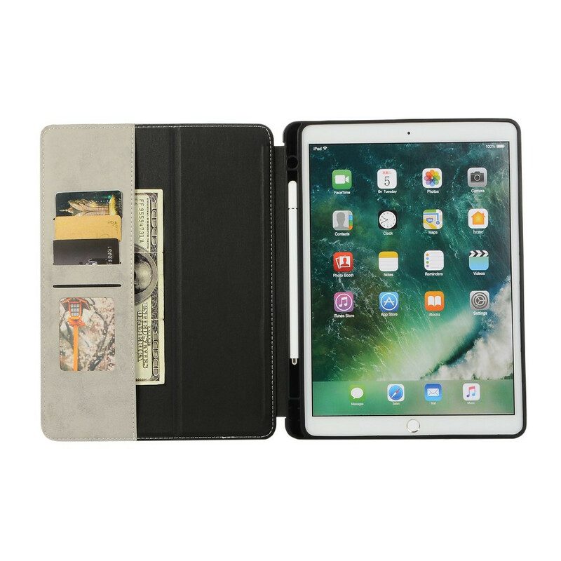 Folio Cover iPad 10.2" (2020) (2019) Effetto Pelle Di Lusso