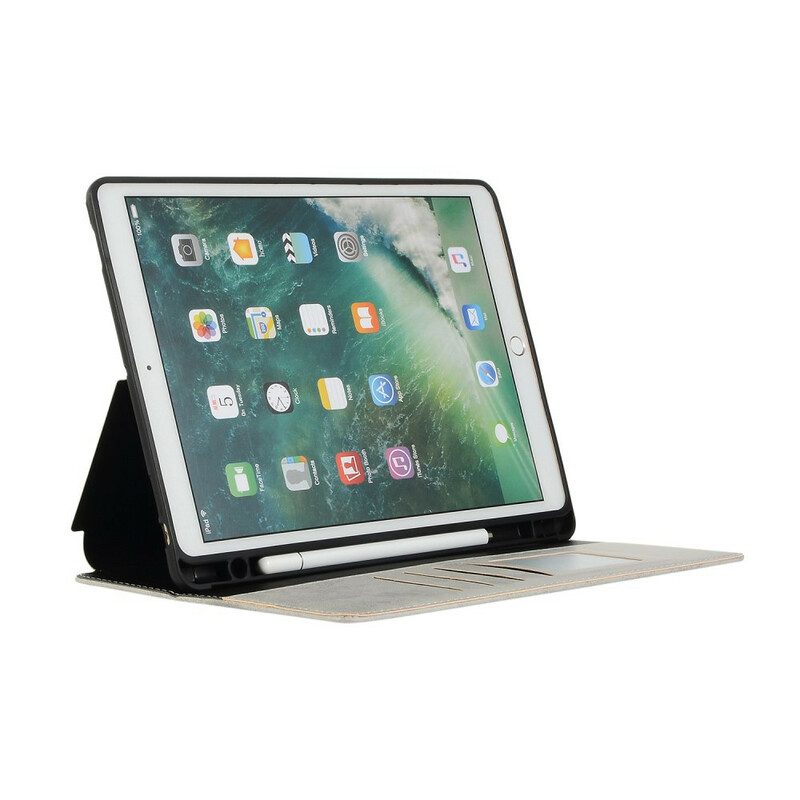 Folio Cover iPad 10.2" (2020) (2019) Effetto Pelle Di Lusso