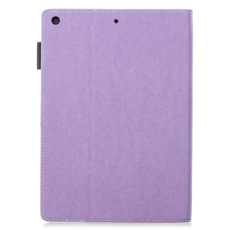 Folio Cover iPad 10.2" (2020) (2019) Effetto Pelle Diamanti Floreali