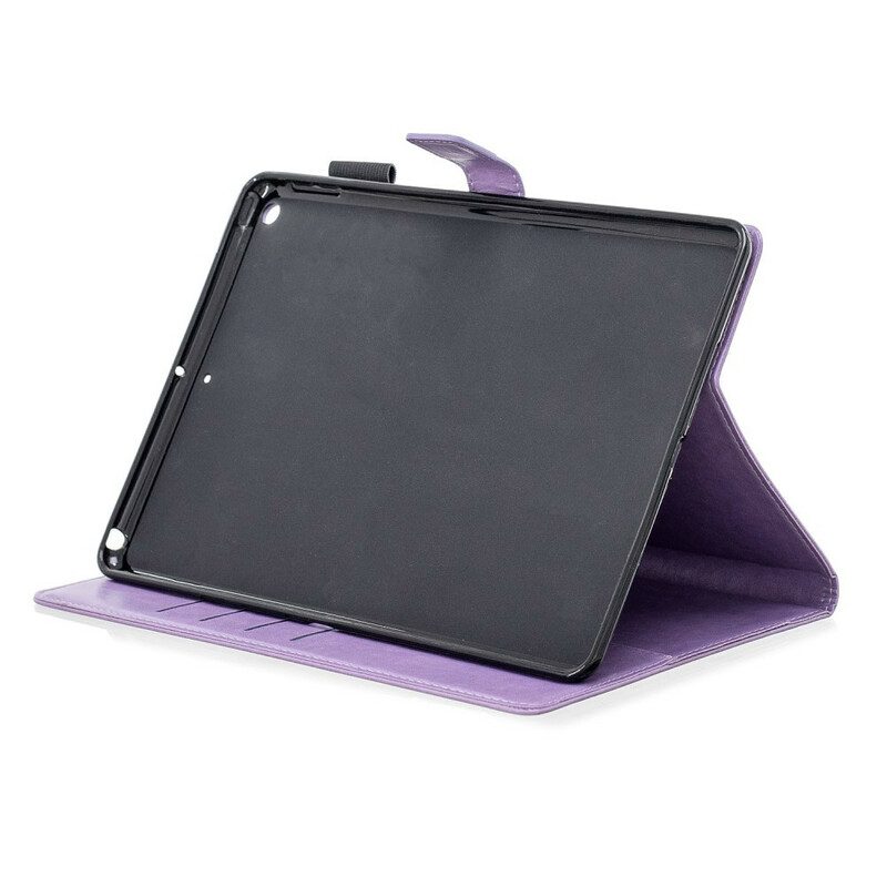 Folio Cover iPad 10.2" (2020) (2019) Effetto Pelle Diamanti Floreali