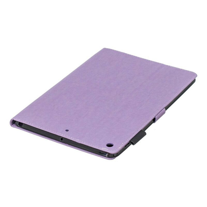 Folio Cover iPad 10.2" (2020) (2019) Effetto Pelle Diamanti Floreali