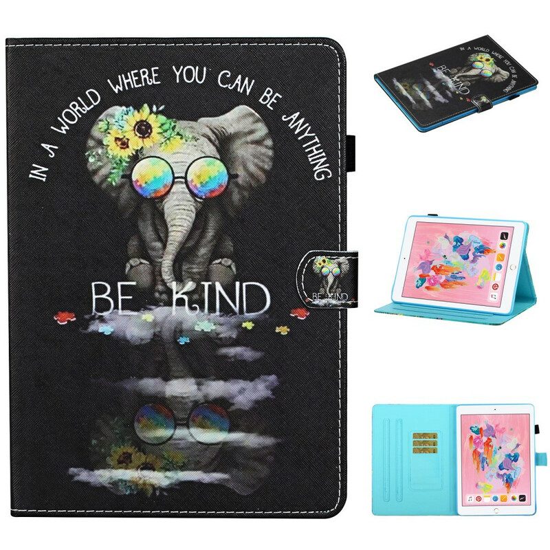 Folio Cover iPad 10.2" (2020) (2019) Elefante Sii Gentile