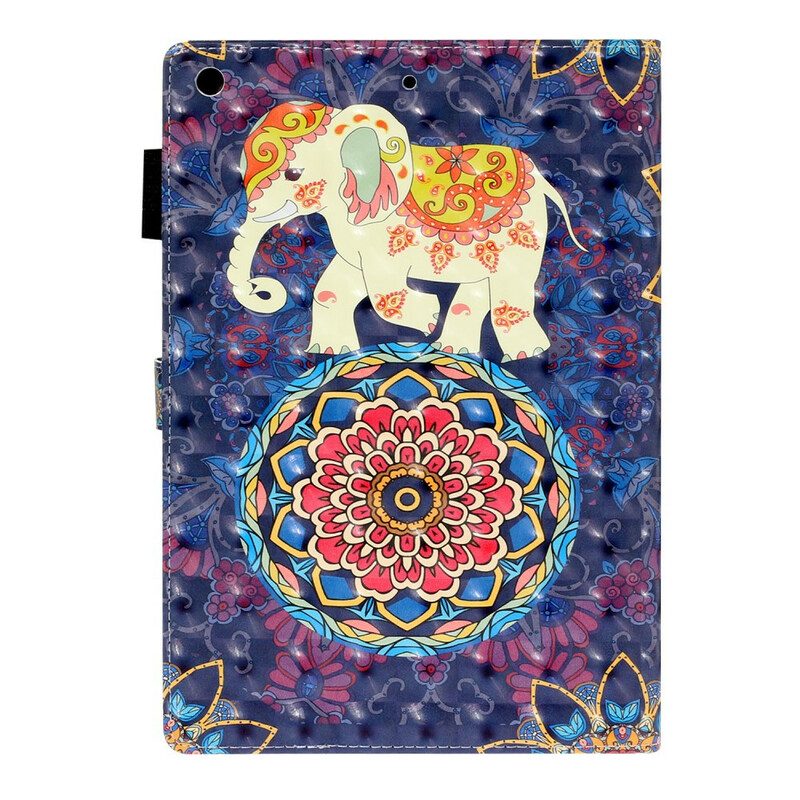 Folio Cover iPad 10.2" (2020) (2019) Elefanti Indiani