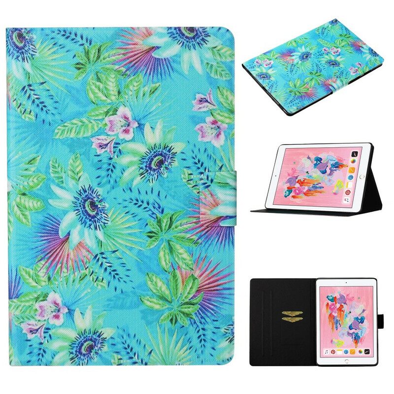 Folio Cover iPad 10.2" (2020) (2019) Fiori E Foglie