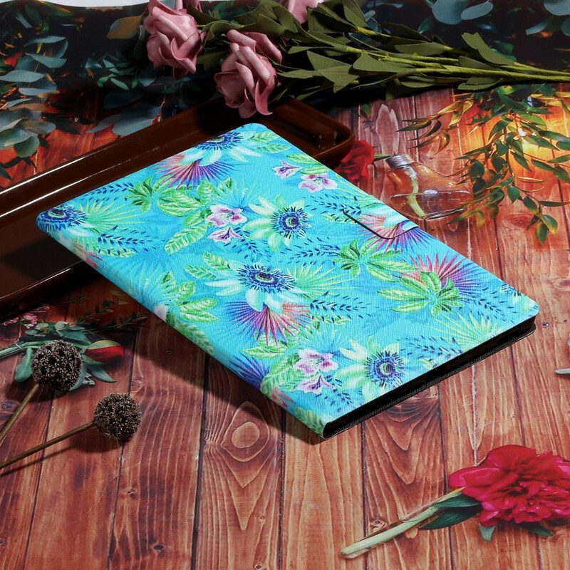 Folio Cover iPad 10.2" (2020) (2019) Fiori E Foglie