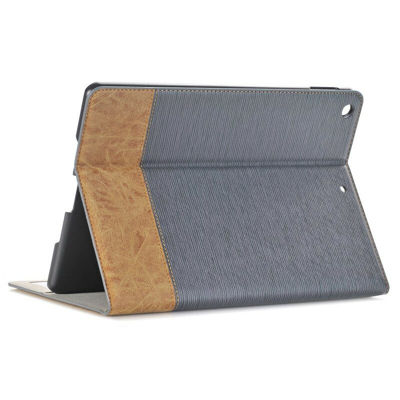 Folio Cover iPad 10.2" (2020) (2019) Tessuto Bicolore