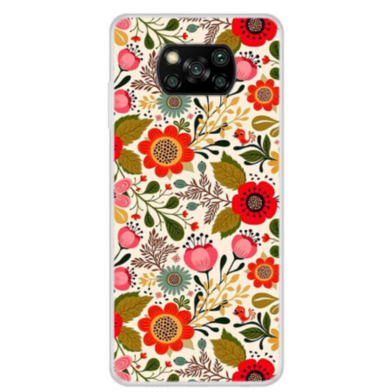 Cover Poco X3 / X3 Pro / X3 NFC Arazzo Floreale