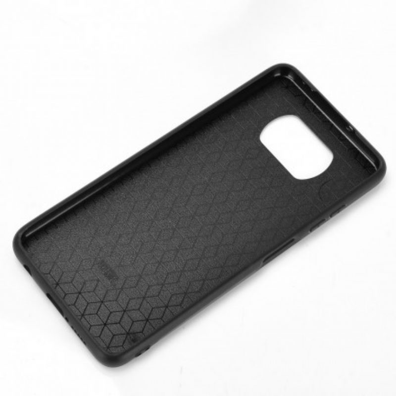 Cover Poco X3 / X3 Pro / X3 NFC Effetto Pelle Couture