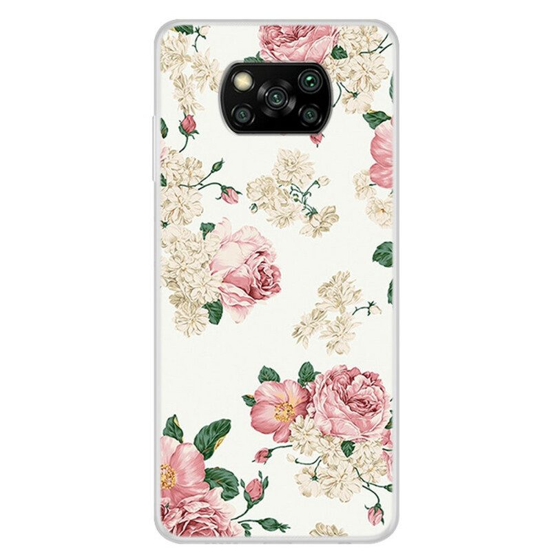 Cover Poco X3 / X3 Pro / X3 NFC Fiori Di Libertà