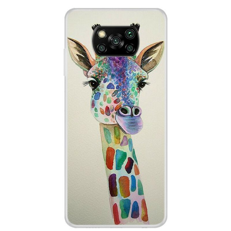 Cover Poco X3 / X3 Pro / X3 NFC Giraffa Colorata