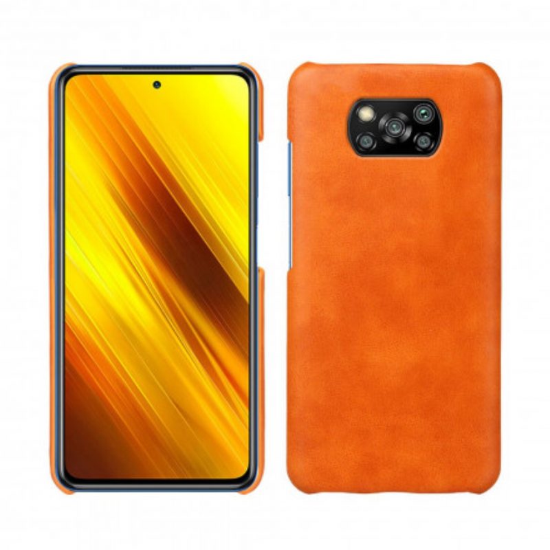 Cover Poco X3 / X3 Pro / X3 NFC Ksq Effetto Pelle