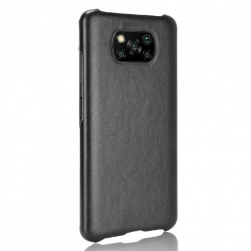 Cover Poco X3 / X3 Pro / X3 NFC Litchi Performance Effetto Pelle