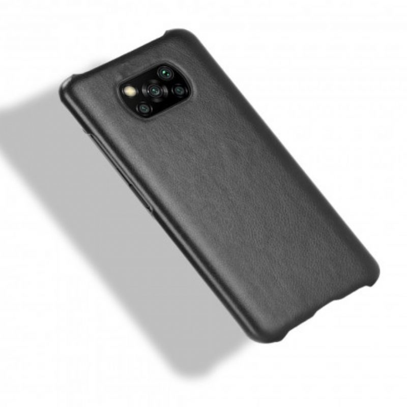 Cover Poco X3 / X3 Pro / X3 NFC Litchi Performance Effetto Pelle