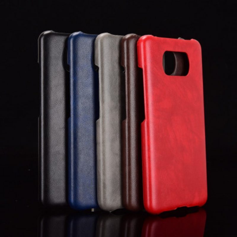 Cover Poco X3 / X3 Pro / X3 NFC Litchi Performance Effetto Pelle