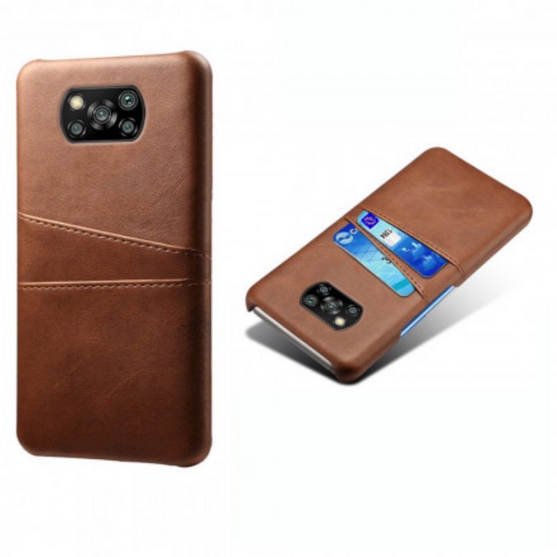 Cover Poco X3 / X3 Pro / X3 NFC Portacarte Doppio Ksq