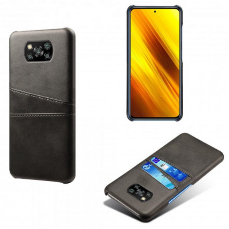 Cover Poco X3 / X3 Pro / X3 NFC Portacarte Doppio Ksq